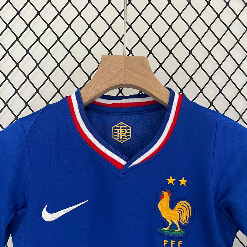 KIT Infantil da Seleção Francesa 2024 Casa