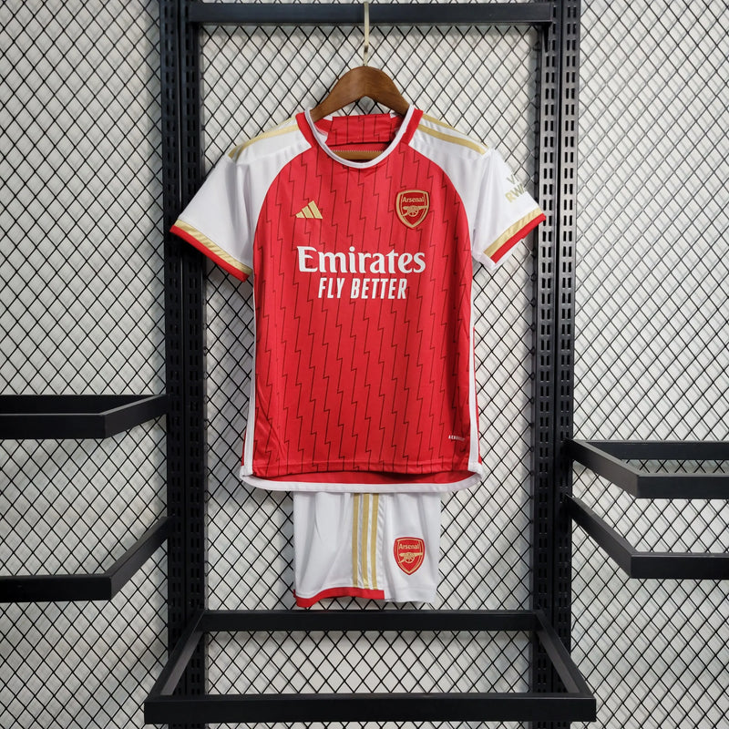 KIT Infantil Arsenal 2023/24 Casa