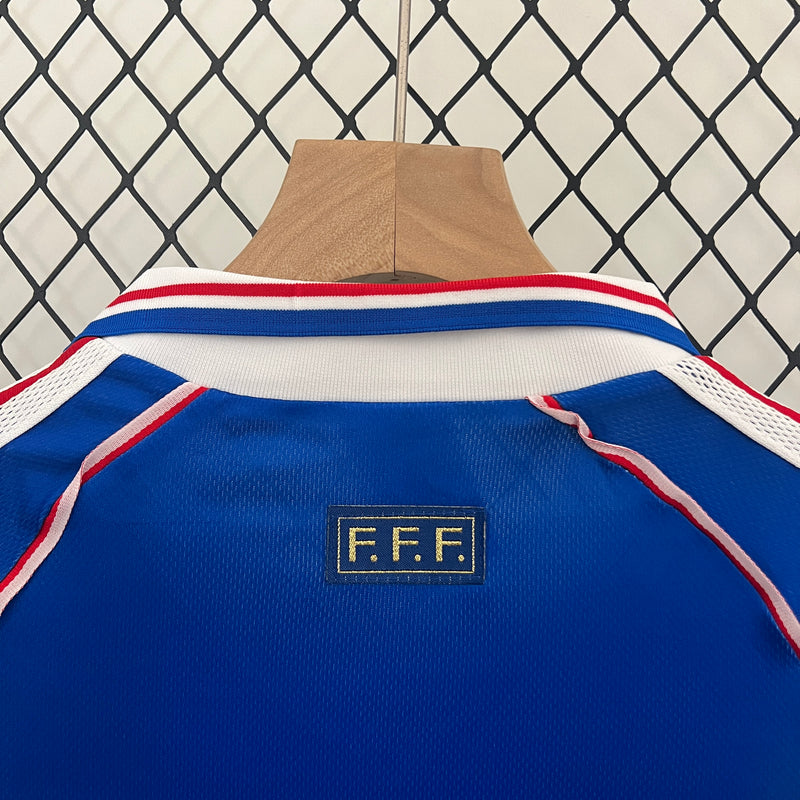 KIT Infantil Retrô da Seleção Francesa 1998 Casa