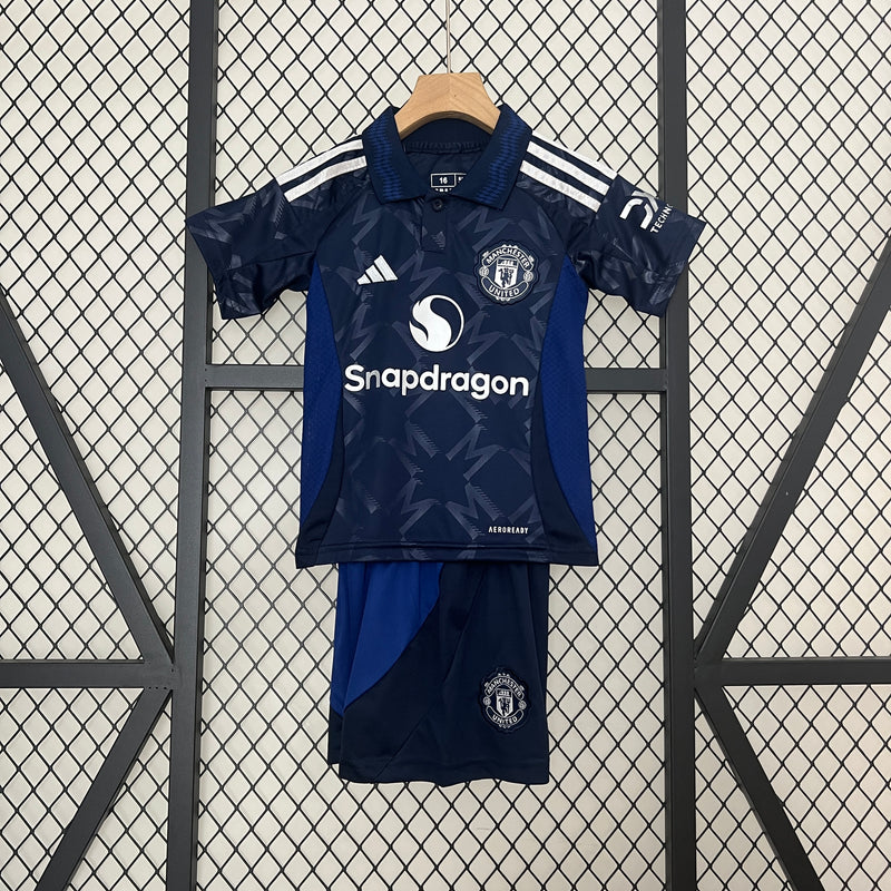 KIT Infantil Manchester United 2024/25 Fora