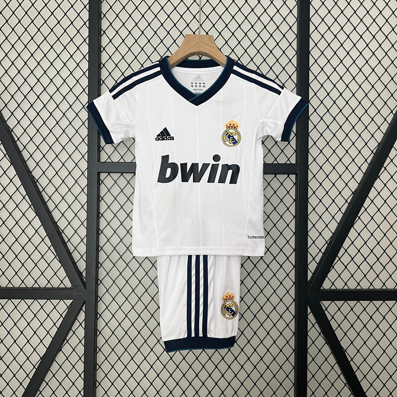 KIT Infantil Retrô Real Madrid 2012/13 Casa