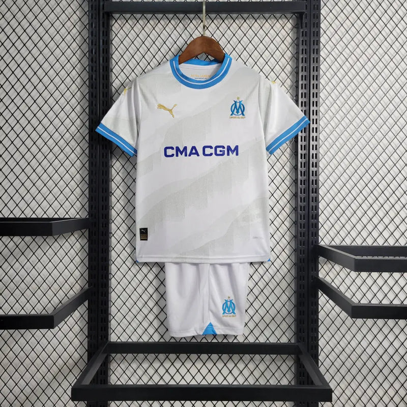 KIT Infantil Olympique de Marseille 2023/24 Casa