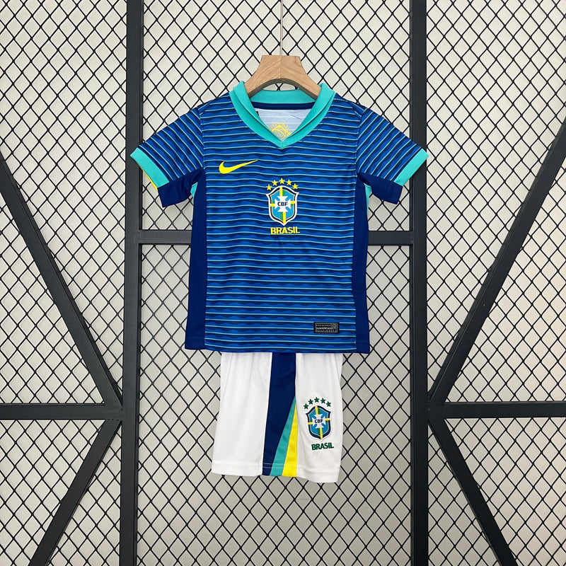 KIT Infantil da Seleção Brasileira 2024 Fora