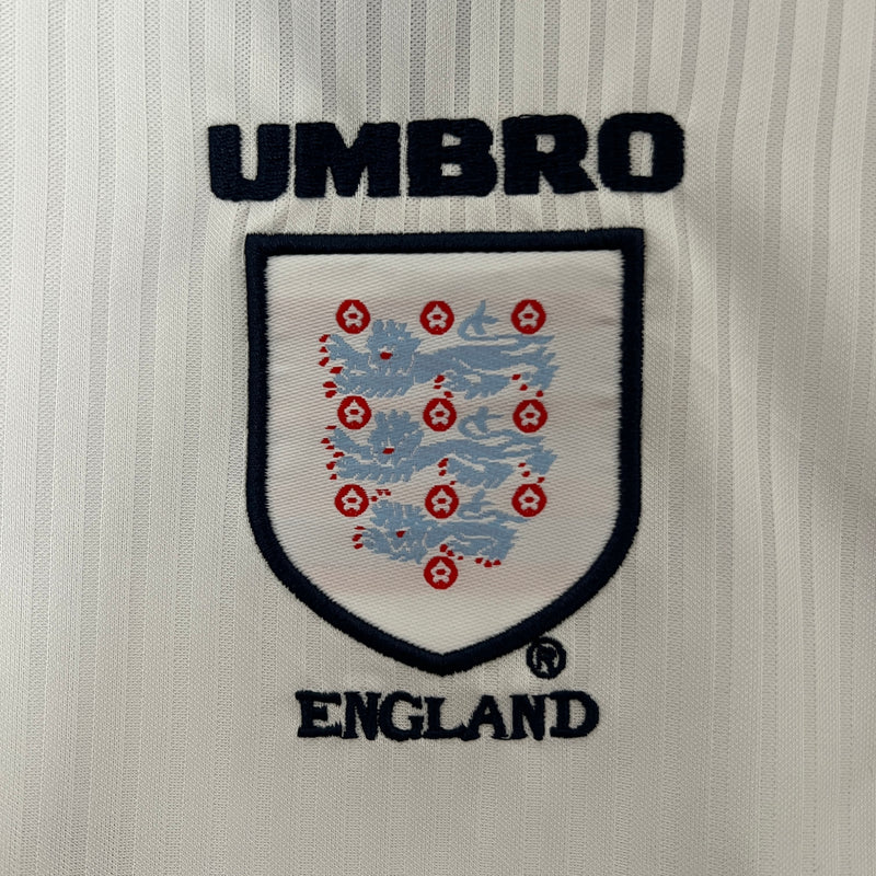 KIT Infantil Retrô da Seleção Inglesa 1998 Casa