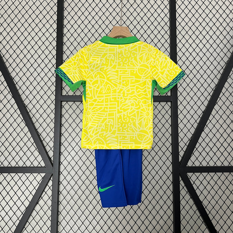 KIT Infantil da Seleção Brasileira 2024 Casa