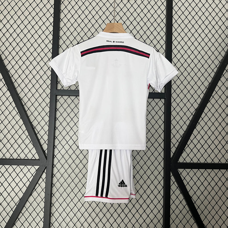 KIT Infantil Retrô Real Madrid 2014/15 Casa