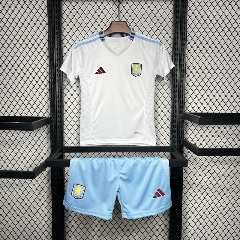 KIT Infantil Aston Villa 2024/25 Fora