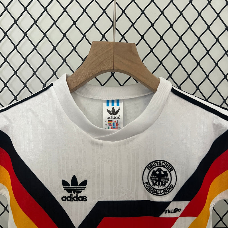 KIT Infantil Retrô da Seleção Alemã 1990 Casa