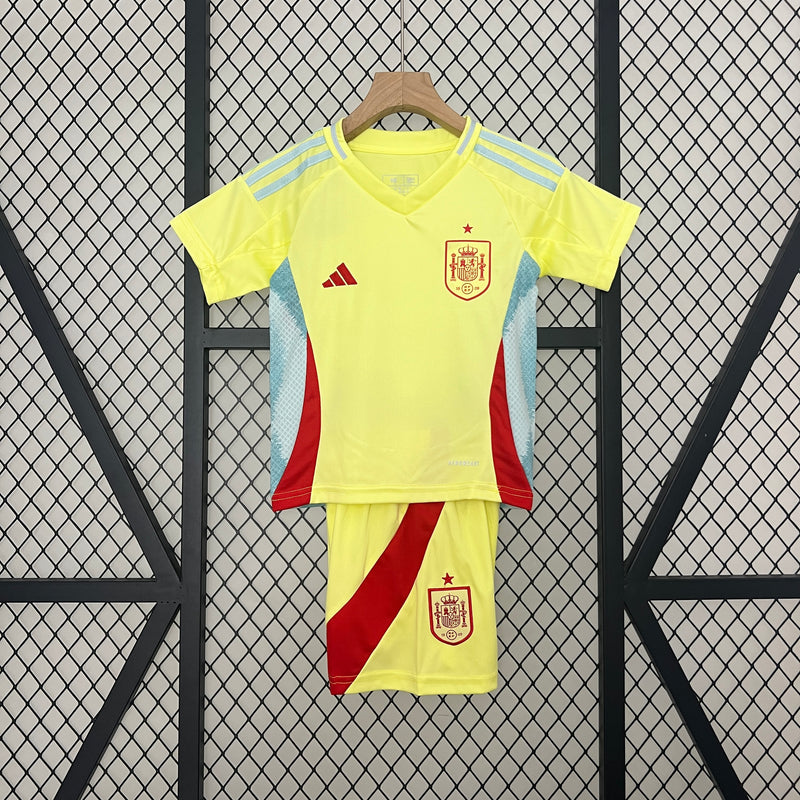 KIT Infantil da Seleção Espanhola 2024 Fora