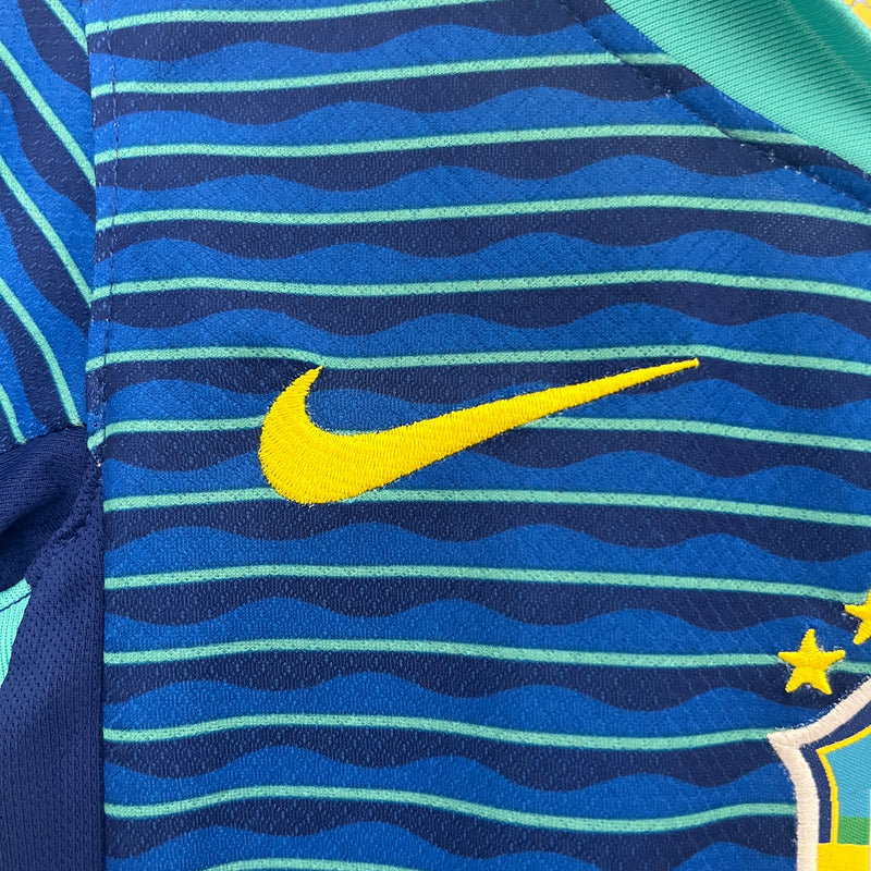 KIT Infantil da Seleção Brasileira 2024 Fora