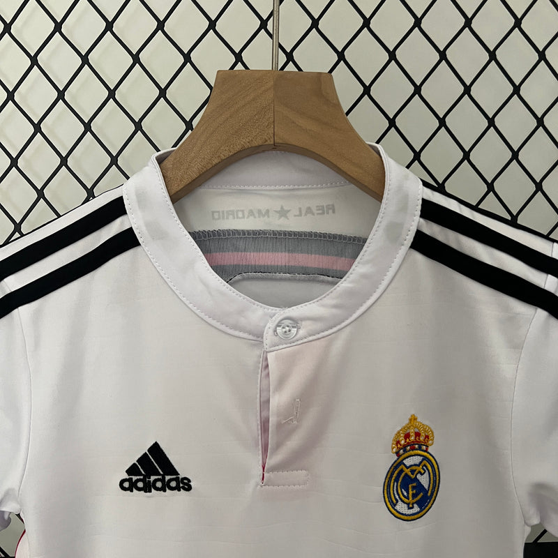 KIT Infantil Retrô Real Madrid 2014/15 Casa