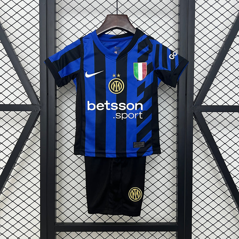 KIT Infantil Inter de Milão 2024/25 Casa