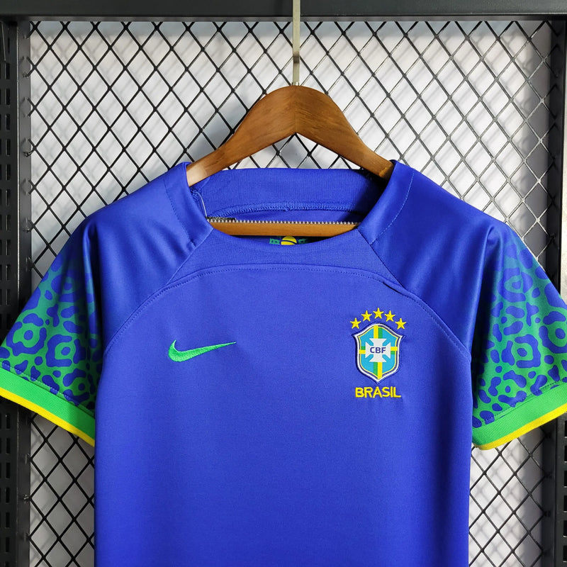 KIT Infantil Seleção Brasileira 2022 Fora