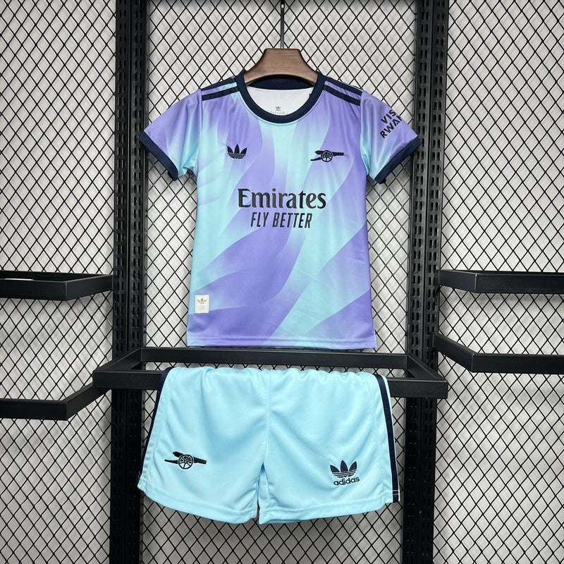 KIT Infantil Arsenal 2024/25 Terceiro