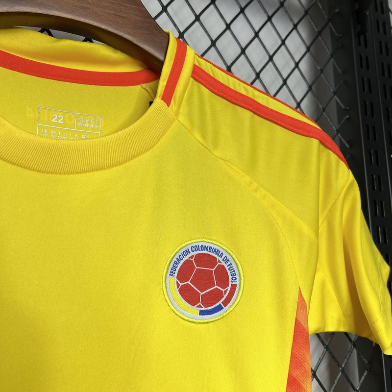 KIT Infantil da Seleção Colombiana 2024 Casa