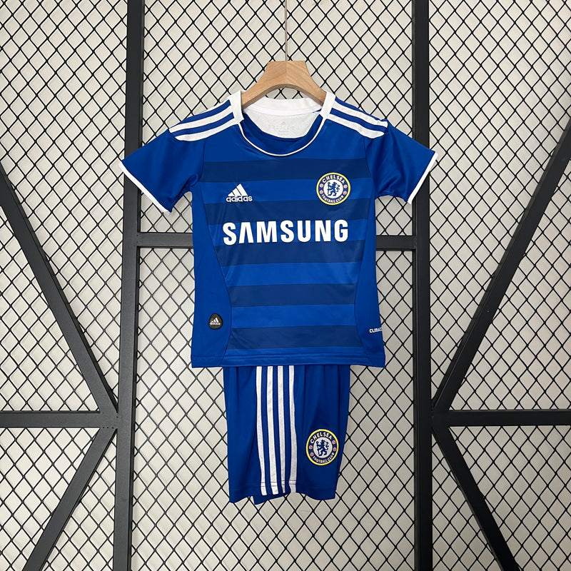 KIT Infantil Retrô Chelsea 2011/12 Casa