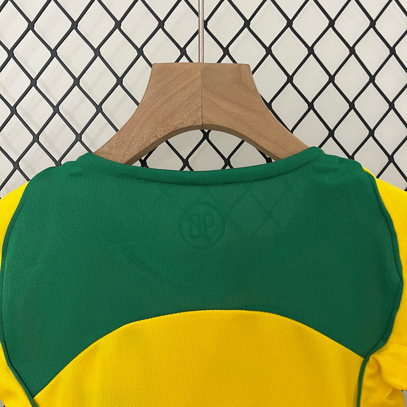 KIT Infantil Retrô da Seleção Brasileira 2004 Casa