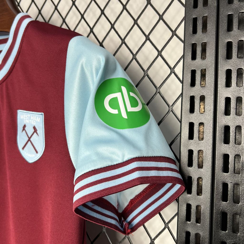 KIT Infantil West Ham  2024/25 Casa