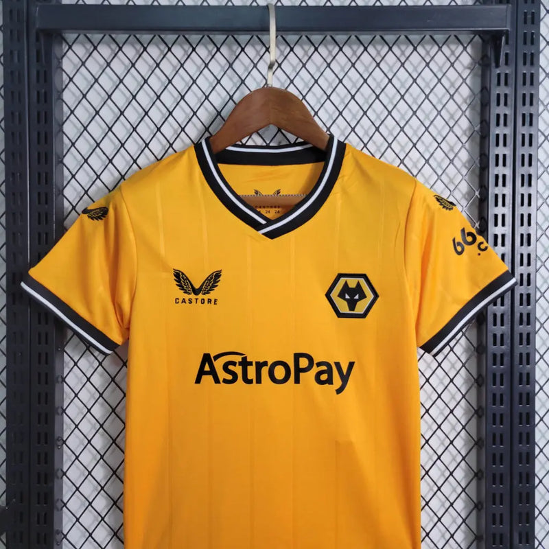 KIT Infantil Wolverhampton 2023/24 Casa