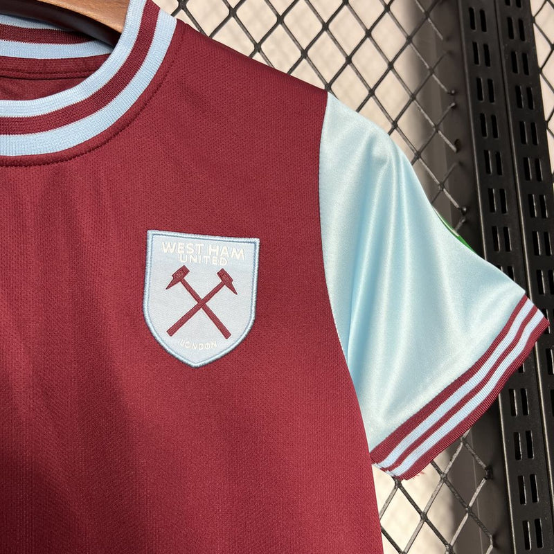 KIT Infantil West Ham  2024/25 Casa