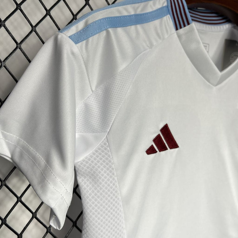 KIT Infantil Aston Villa 2024/25 Fora