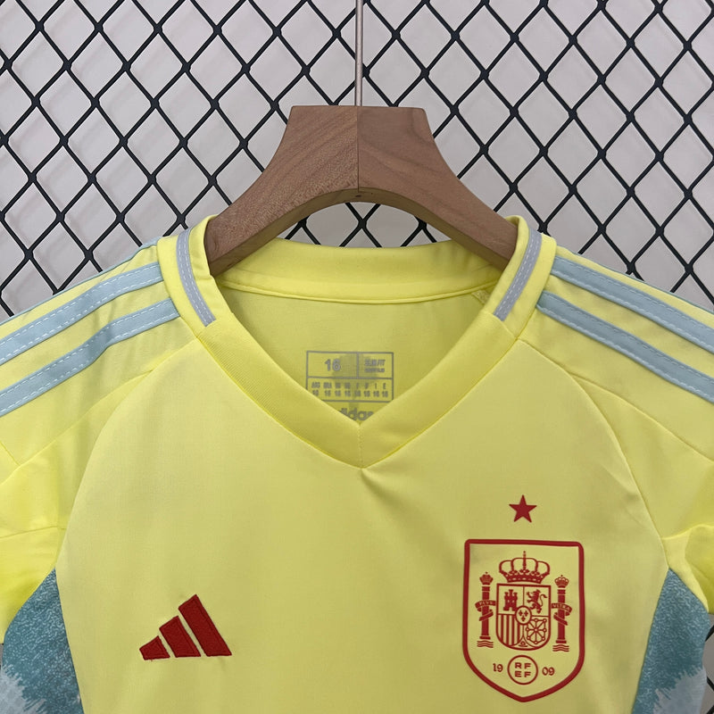 KIT Infantil da Seleção Espanhola 2024 Fora