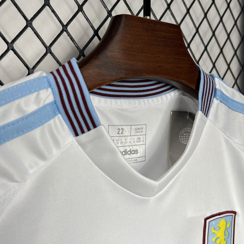 KIT Infantil Aston Villa 2024/25 Fora