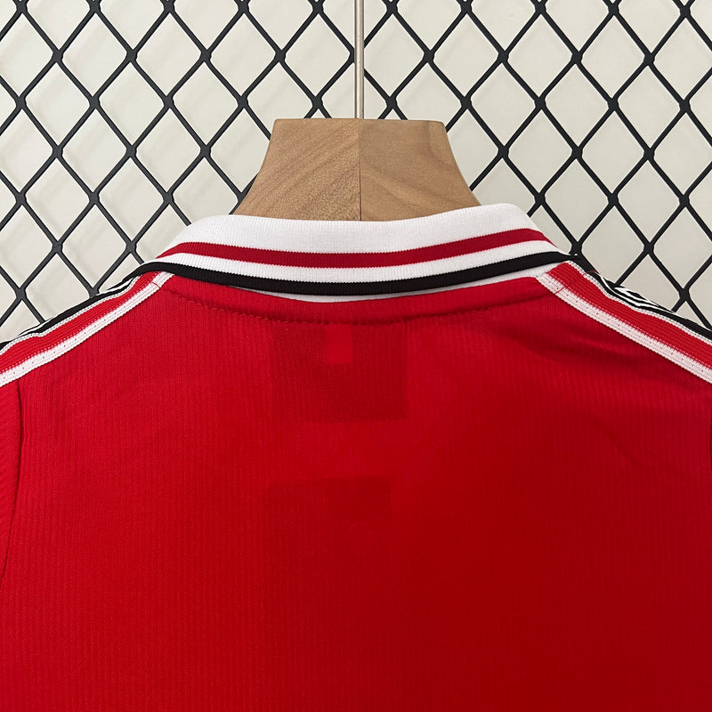 KIT Infantil Retrô Manchester United 1998/99 Casa