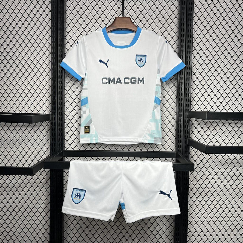 KIT Infantil Olympique Marseille 2024/25 Casa