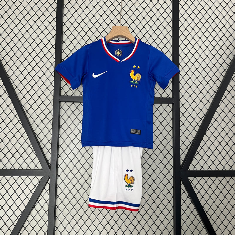 KIT Infantil da Seleção Francesa 2024 Casa