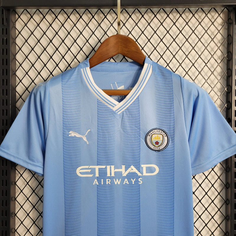 KIT Infantil Manchester City 2023/24 Casa