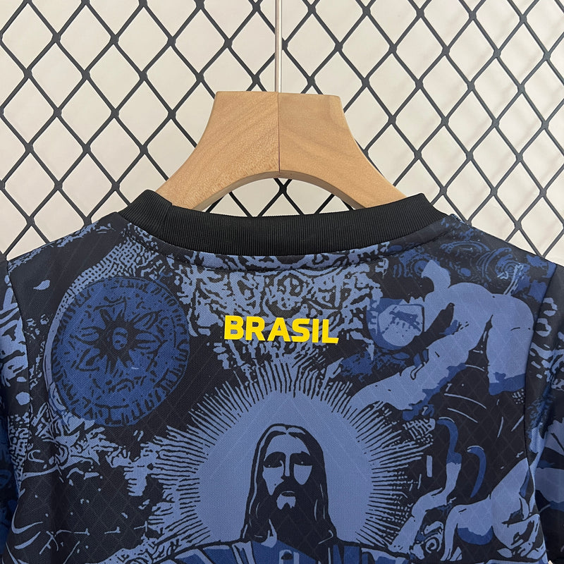 KIT Infantil da Seleção Brasileira 2024 Ed. Especial Cristo Azul