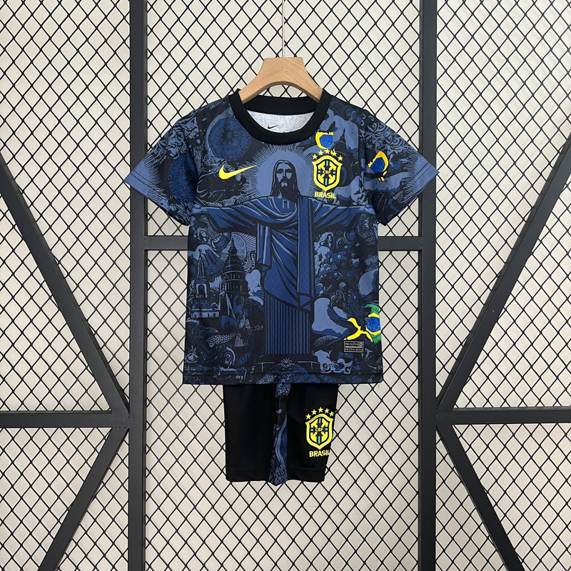 KIT Infantil da Seleção Brasileira 2024 Ed. Especial Cristo Azul