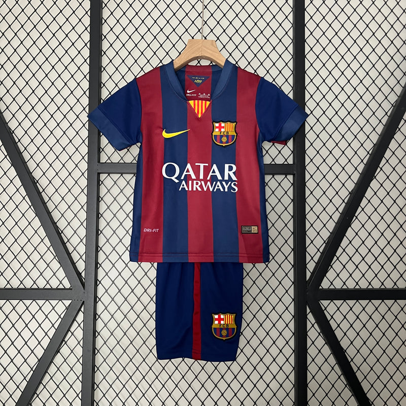 KIT Infantil Retrô Barcelona 2014/15 Casa