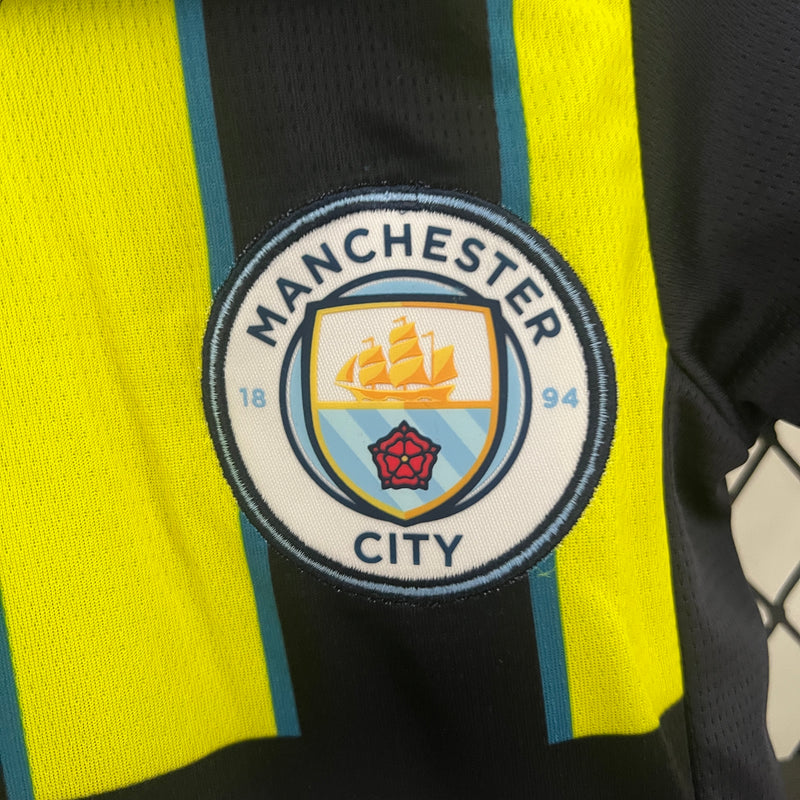 KIT Infantil Manchester City 2024/25 Fora