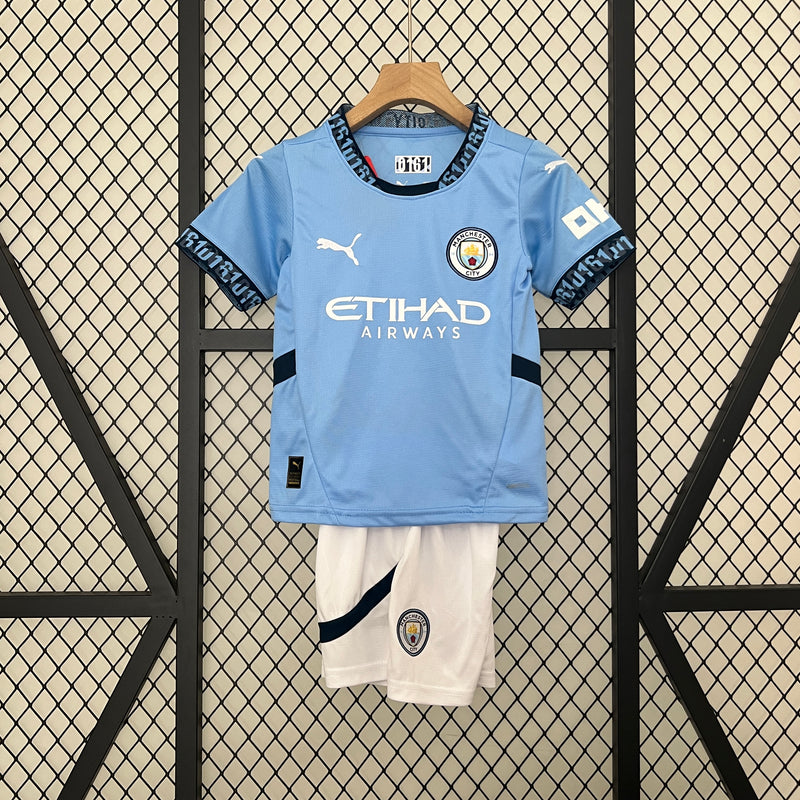 KIT Infantil Manchester City 2024/25 Casa