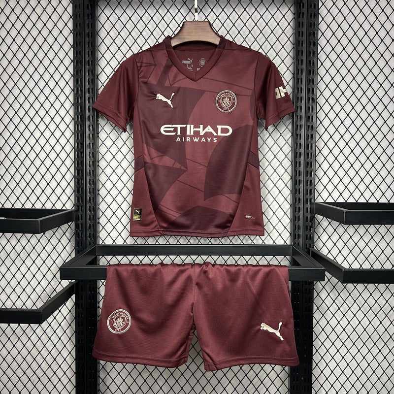 KIT Infantil Manchester City 2024/25 Terceiro