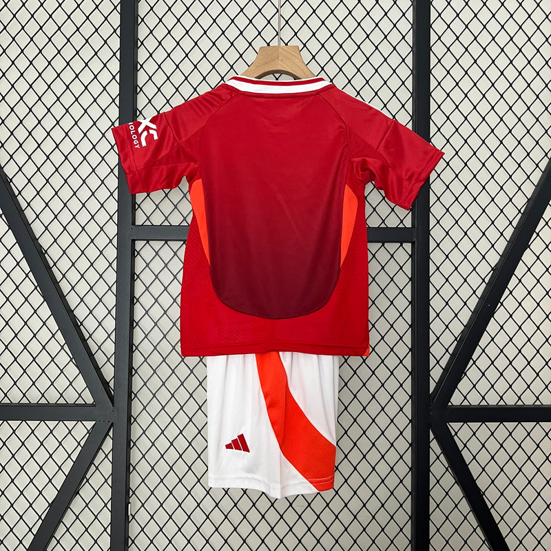 KIT Infantil Manchester United 2024/25 Casa