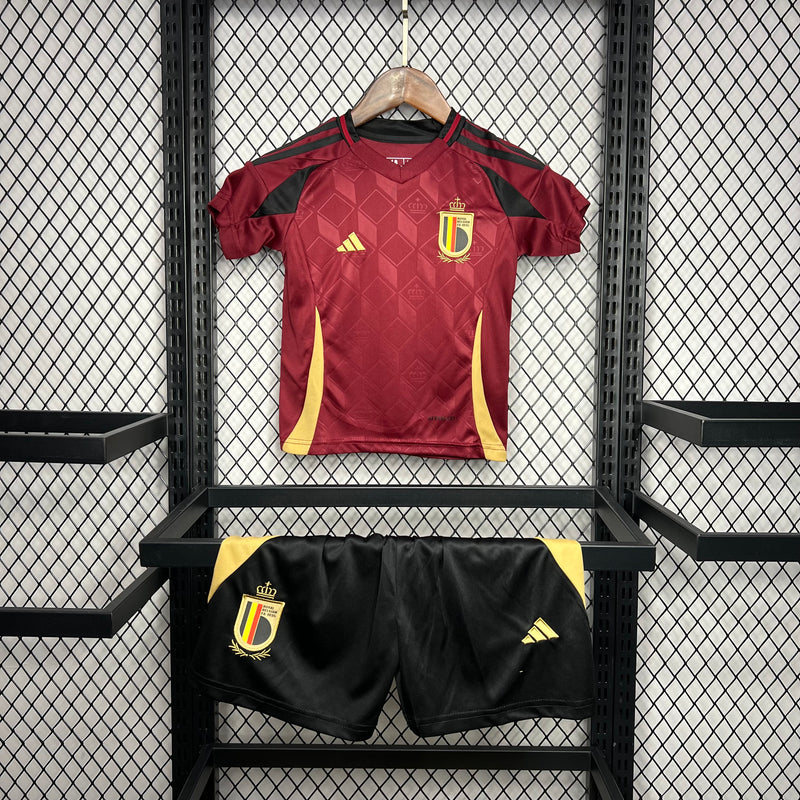 KIT Infantil da Seleção Belga 2024 Casa