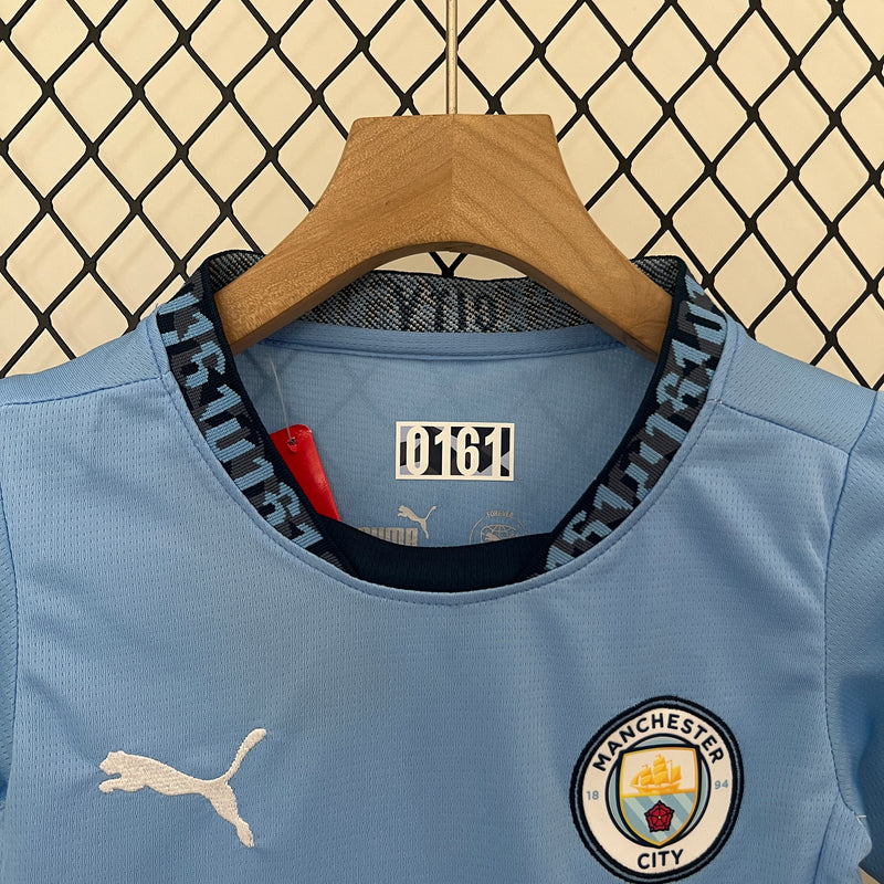 KIT Infantil Manchester City 2024/25 Casa