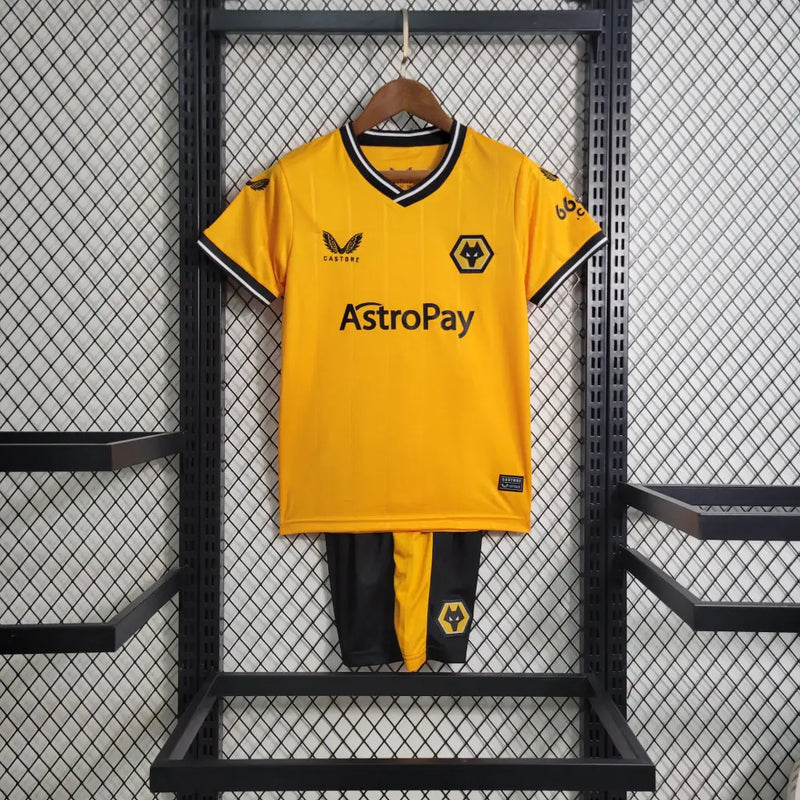 KIT Infantil Wolverhampton 2023/24 Casa