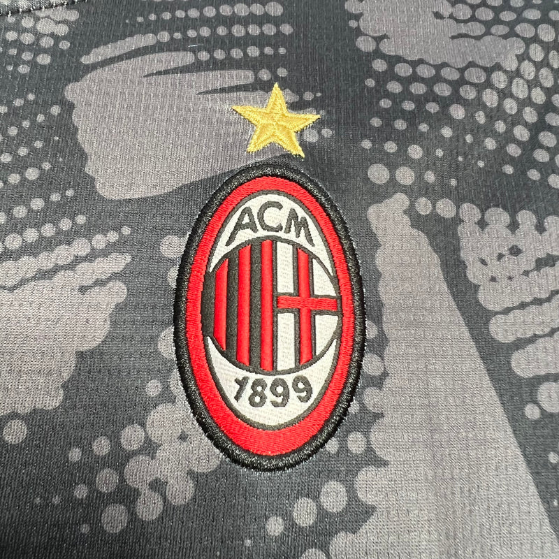 KIT Infantil AC Milan 2024/25 Goleiro