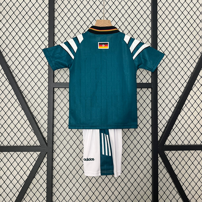 KIT Infantil Retrô da Seleção Alemã 1996 Casa