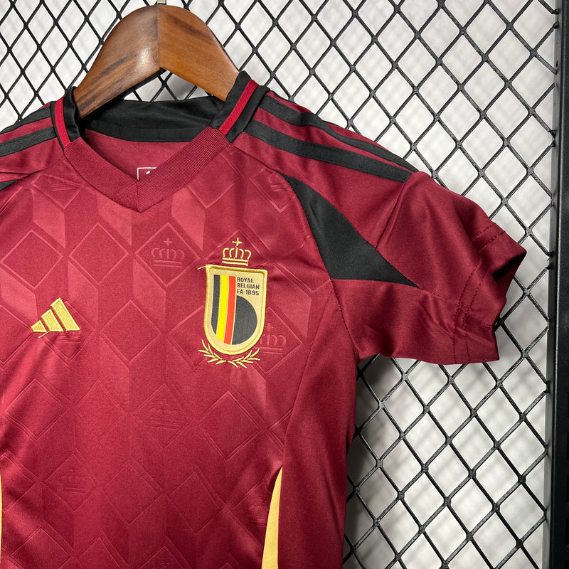 KIT Infantil da Seleção Belga 2024 Casa