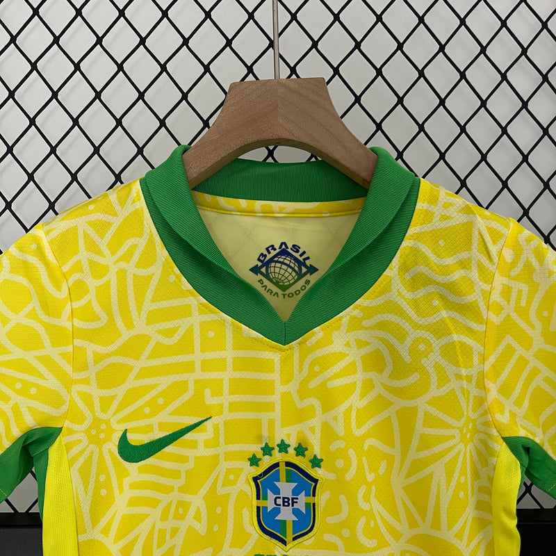 KIT Infantil da Seleção Brasileira 2024 Casa