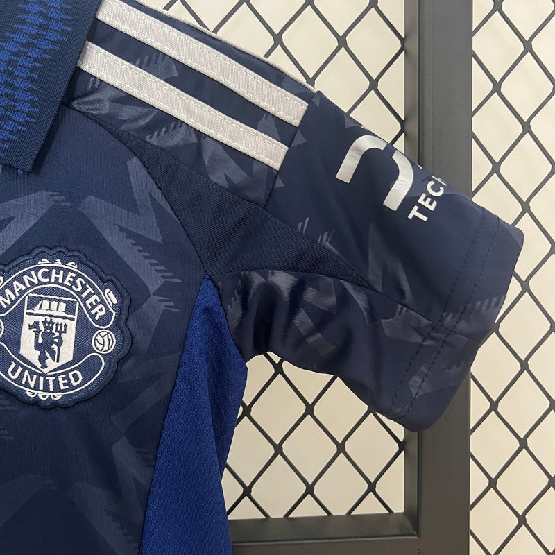 KIT Infantil Manchester United 2024/25 Fora