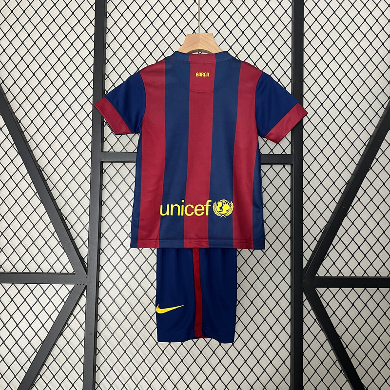 KIT Infantil Retrô Barcelona 2014/15 Casa