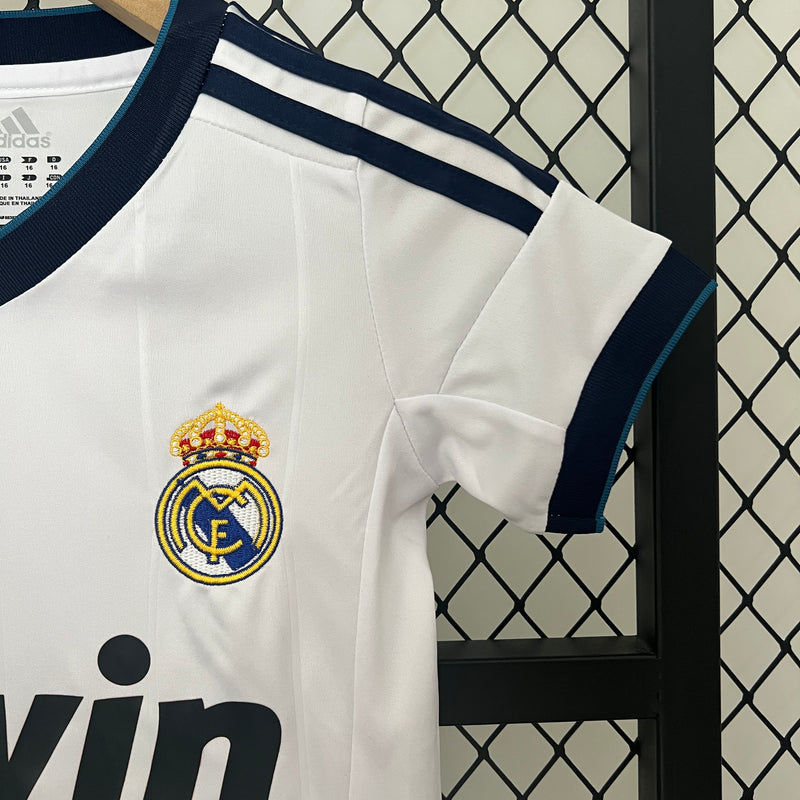 KIT Infantil Retrô Real Madrid 2012/13 Casa