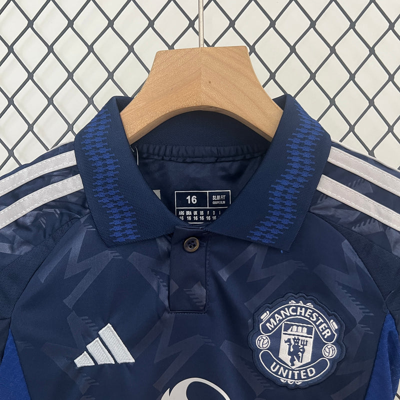 KIT Infantil Manchester United 2024/25 Fora