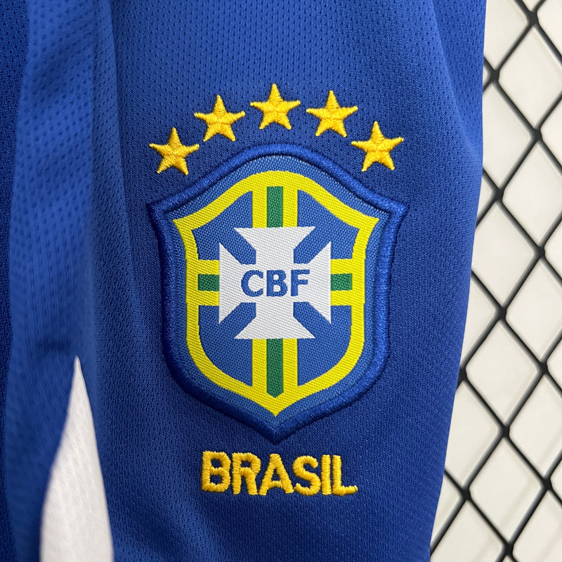 KIT Infantil Retrô da Seleção Brasileira 2004 Casa